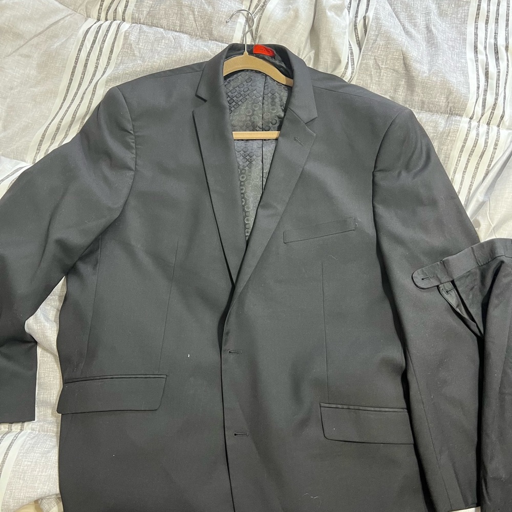 Gentlemen suit jacket and pant set.